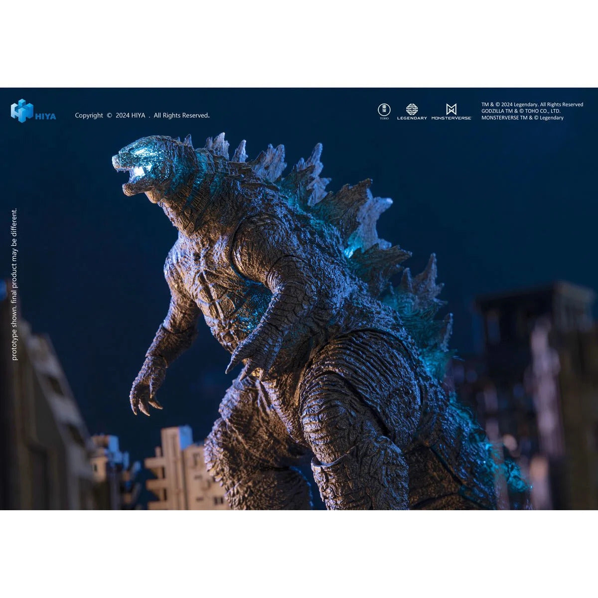 2021 Heat Ray Godzilla Exquisite Basic Series Light-Up Action Figure
