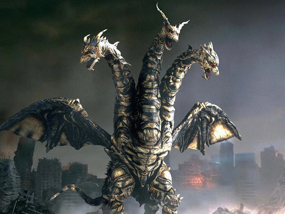 Keizer Ghidorah Exquisite Basic Series None Scale 14-Inch Action Figure from Godzilla Final Wars